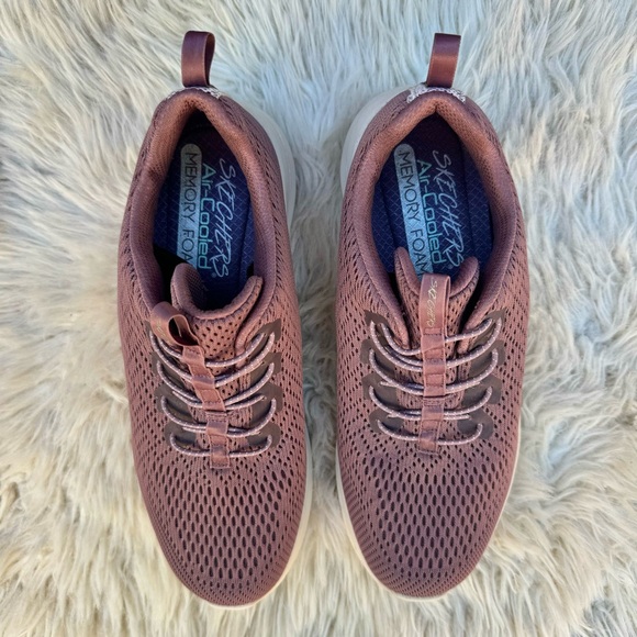 NWOT✨ Skechers Ultraflex Bungee Mauve Memory Foam Slip On Sneakers Womens Sz 6.5 - Picture 6 of 12